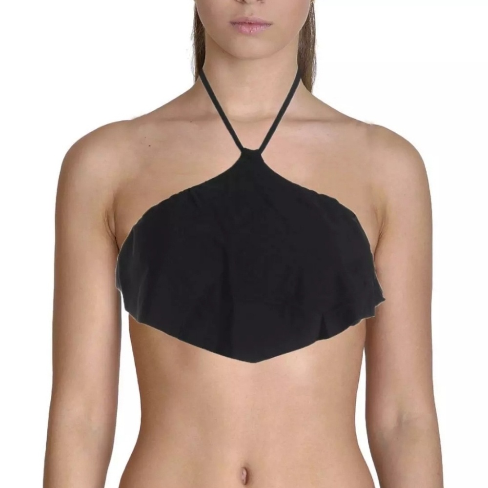 NWT RAISINS Fly away flounce Hamptons Halter swim top - Picture 1 of 3